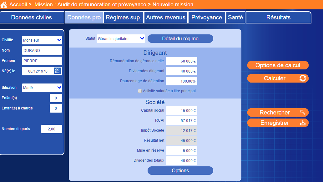 logiciel optimisation rémunération et protection sociale